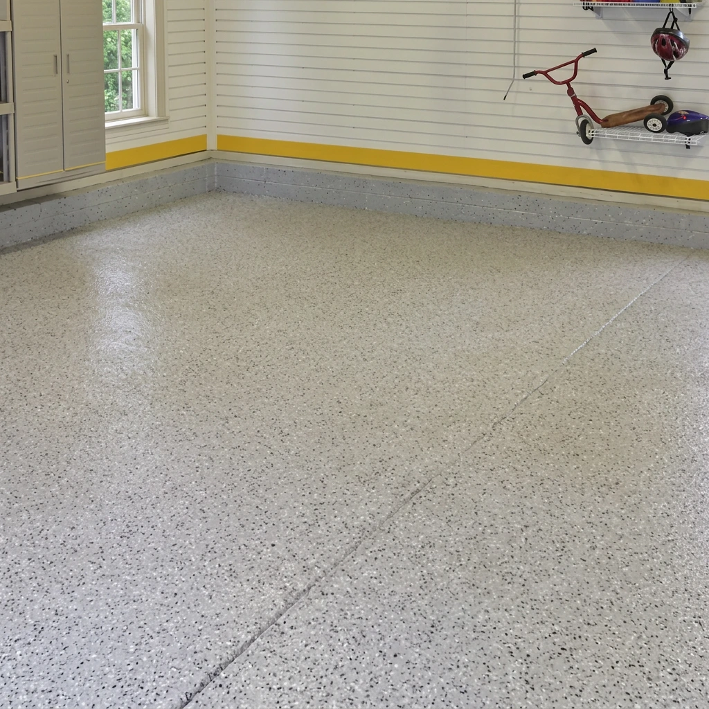 Garage floor coating